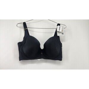 NWT Leonisa Size 38 Black Back Smoothing Bra Soft Full Coverage Cups